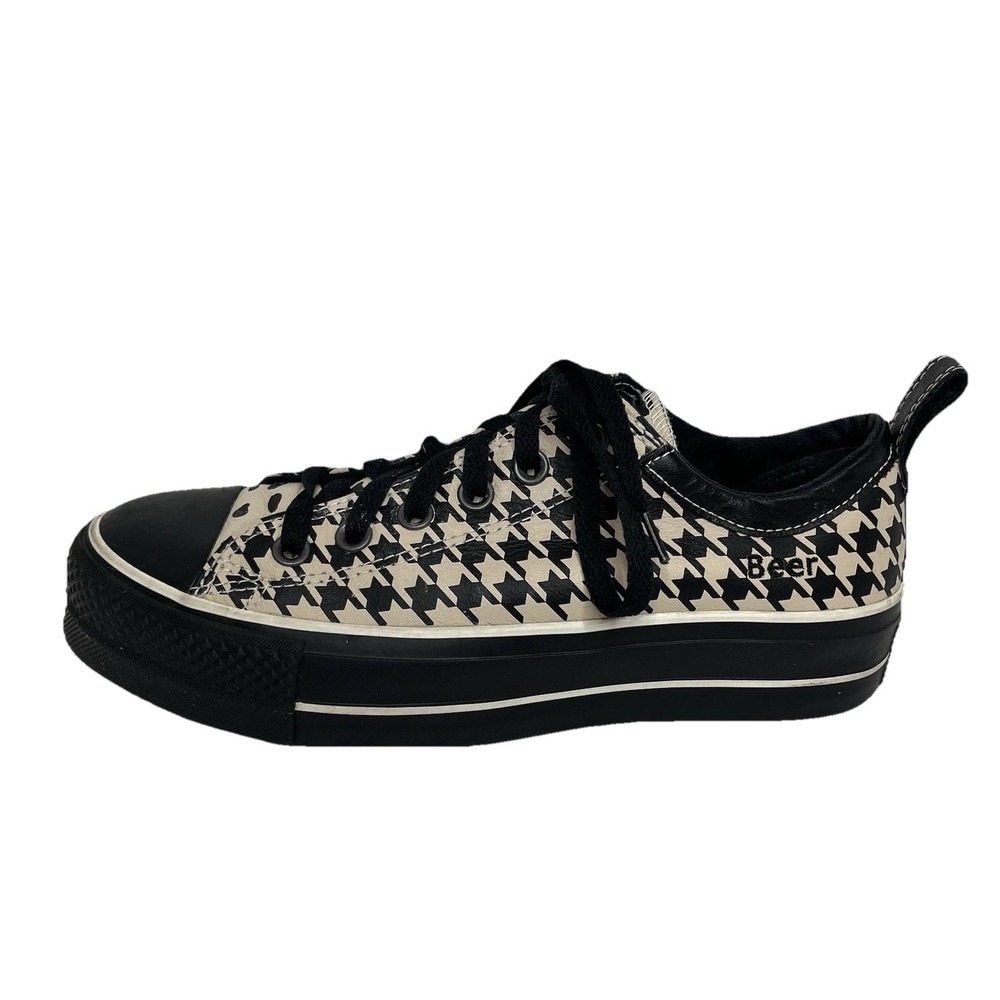 Unique Converse Chuck Taylor All Star Platform Houndstooth "Beer" Women's US 8
